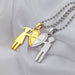 Lover Heart 2 Piece Joining Couple Pendants