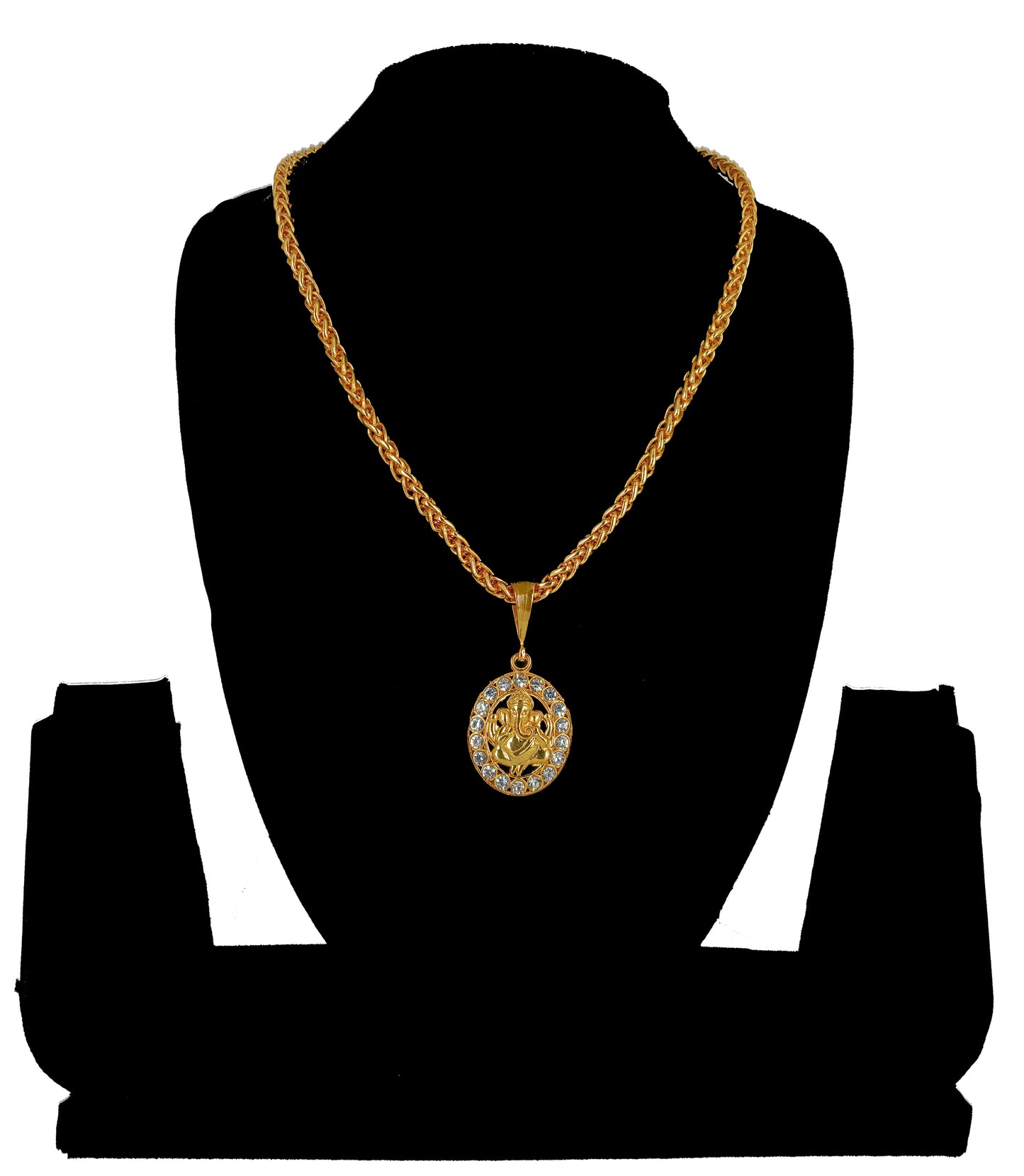 Luxurious Men's Gold Plated Pendant With Chain Vol 4