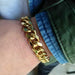 Gold Cuban Bracelet Men